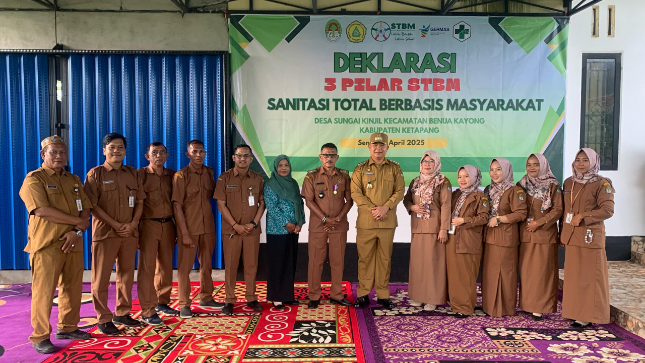 Desa Sungai Kinjil Gelar Deklarasi ODF Dimeriahkan Kehadiran Bupati Ketapang
