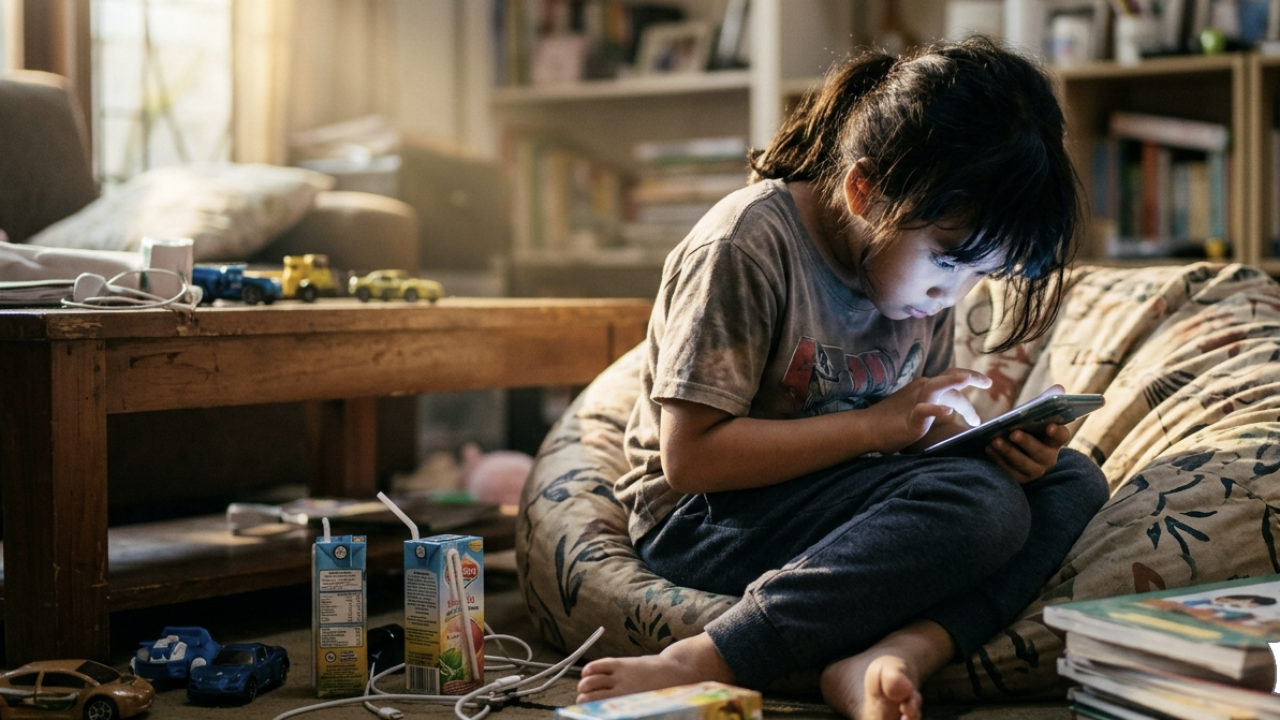 BAHAYA PENGGUNAAN GADGET (Handphone) BERLEBIHAN PADA ANAK BAWAH UMUR