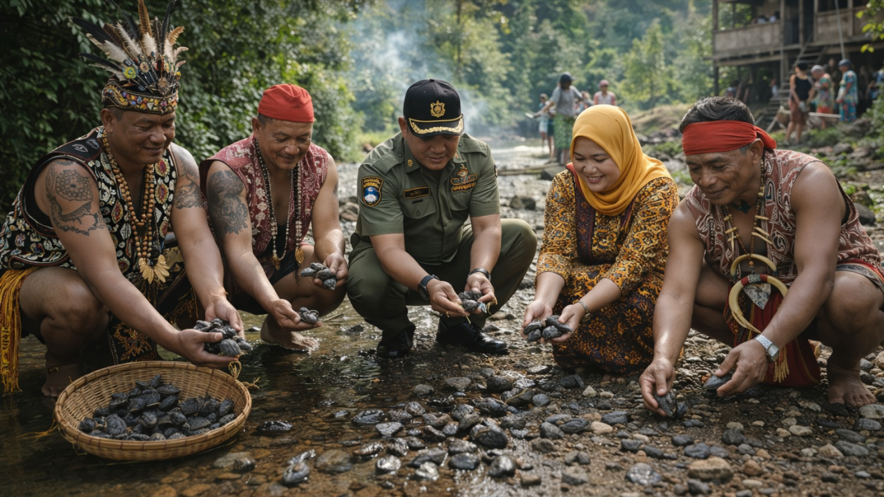 Melestarikan Tradisi dan Alam: Desa Benua Krio Bangun Identitas Sosial Lewat Ritual Adat dan Potensi Alam