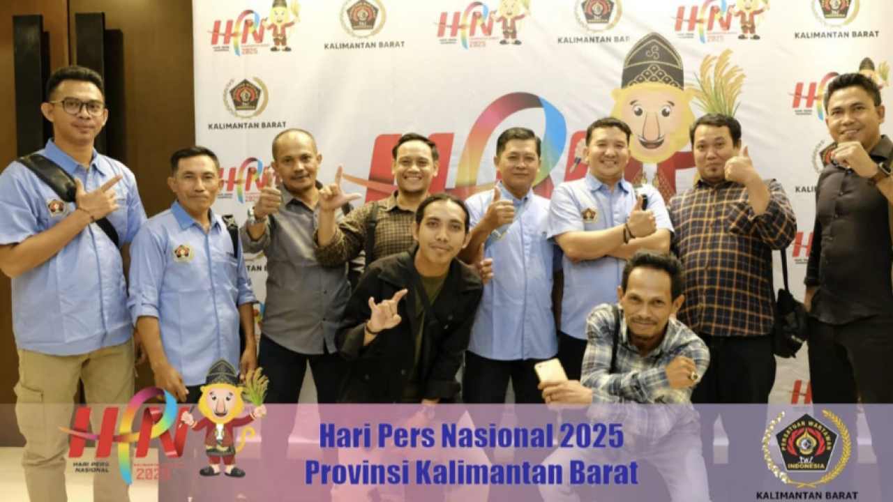 Wartawan Ketapang dan Kayong Utara Ikut Meriahkan Puncak Hari Pers Nasional Provinsi Kalbar
