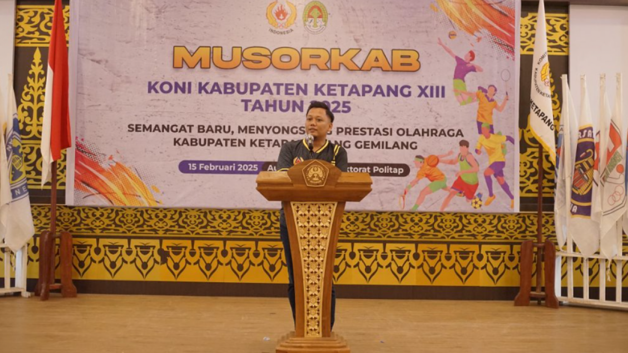 Secara Aklamasi, Theo Pimpin KONI Ketapang Periode 2025-2029