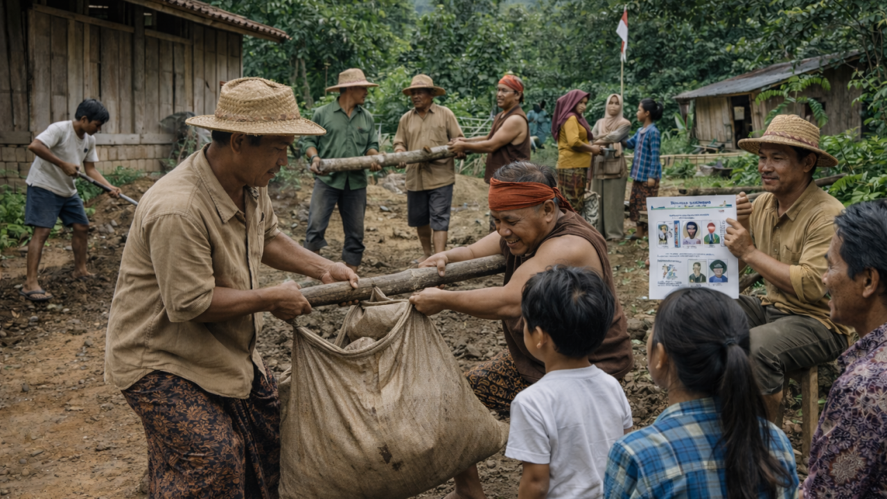 Kolaborasi Warga dan Desa dalam Menjaga Kebersihan Lingkungan sebagai Pilar Kesehatan Komunitas di Sari Bekayas