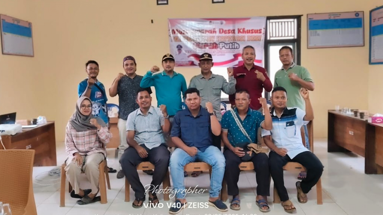 MUSYAWARAH DESA KHUSUS  PEMBENTUKAN KOPERASI MERAH PUTIH