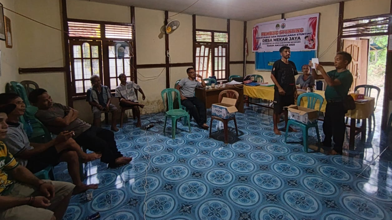 Kegiatan Pemilihan Temanggung Adat atau Kepala Adat Desa Mekar Jaya Kecamatan Air Upas Kabupaten Ketapang