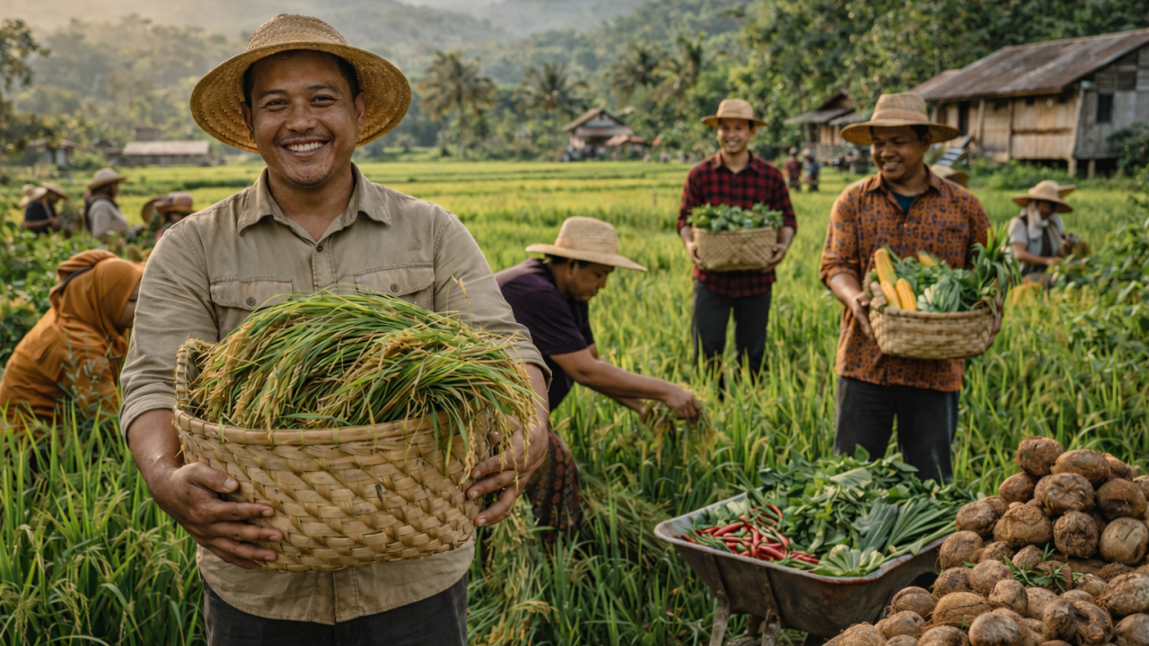 Petani Menjadi Motor Utama Perekonomian Desa Sukaraja