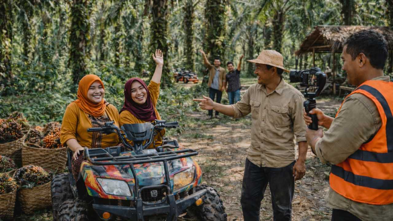 Mengembangkan Wisata Sawit Desa Suka Sari: Dari Hamparan Hijau ke Peluang Ekonomi Kreatif