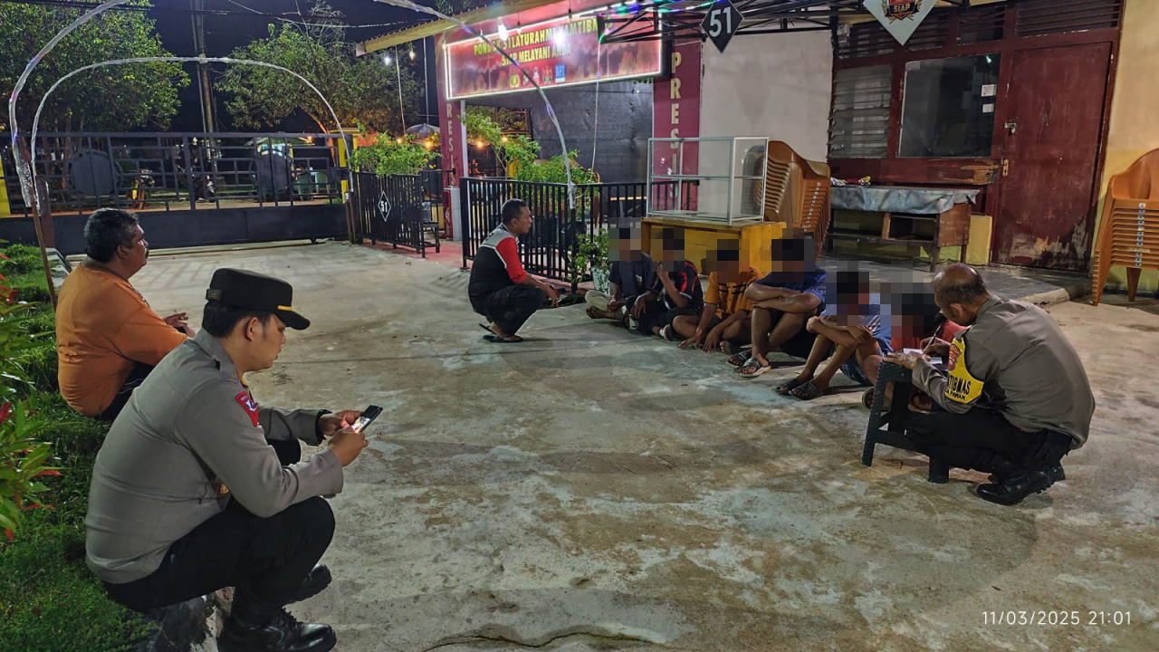 Polres Ketapang Berhasil Gagalkan Tawuran Dengan Kedok Perang Sarung, Masyarakat Dihimbau Untuk Ikut Mengawasi Lingkungan Sekitarnya