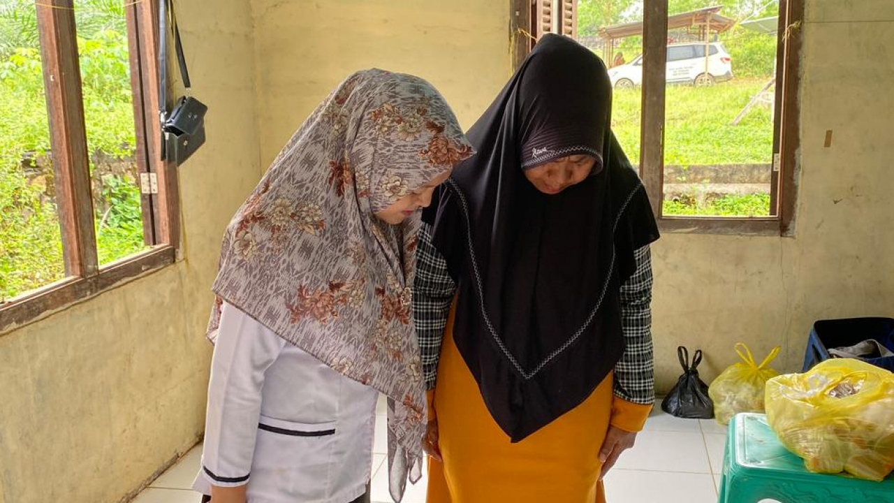 Posyandu Lansia di Desa Lalang Panjang