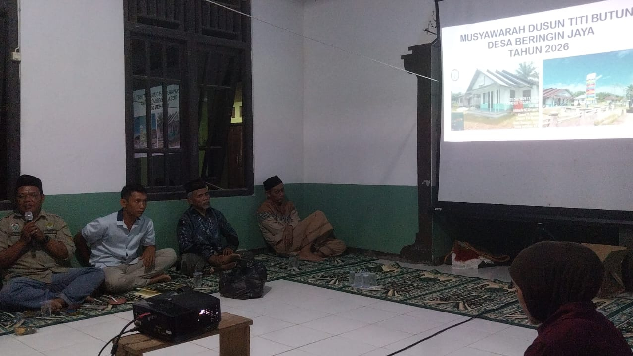 Musyawarah Dusun Titi Butun Tampung Aspirasi Warga untuk Perencanaan Pembangunan Desa