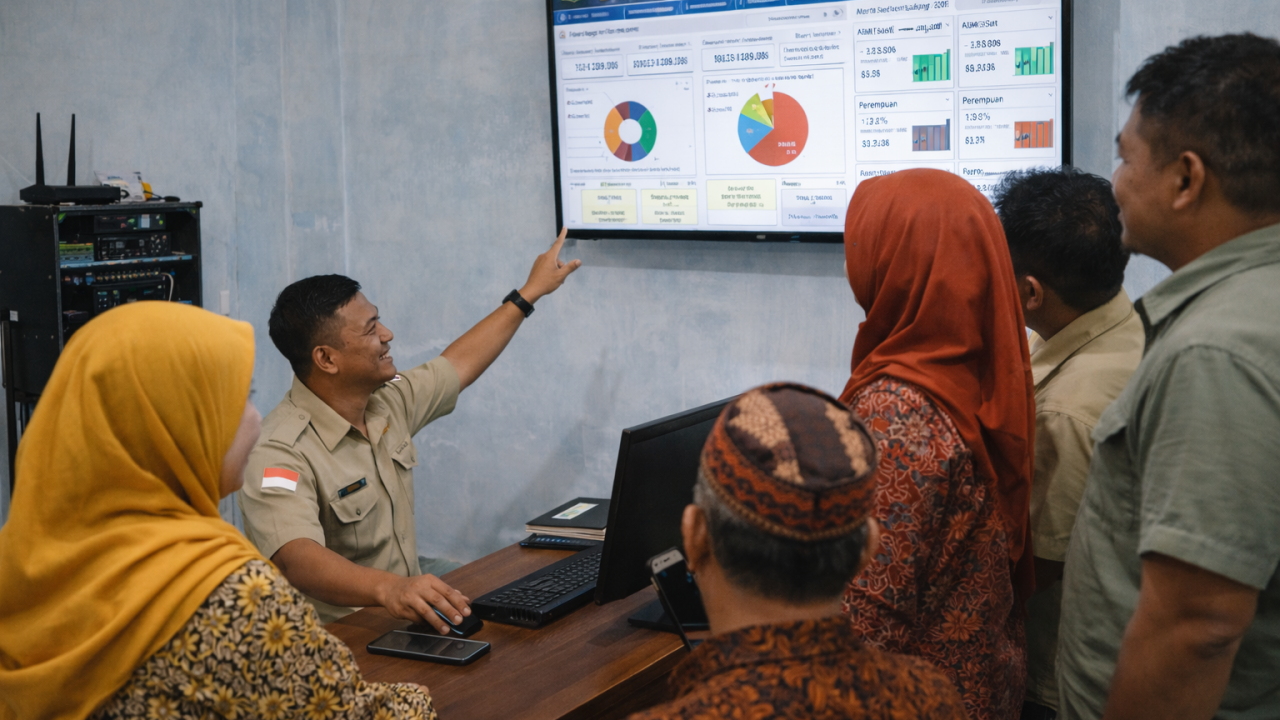 Keterbukaan Informasi Desa Jadi Kunci Peningkatan Partisipasi Warga di Sungai Melayu Baru