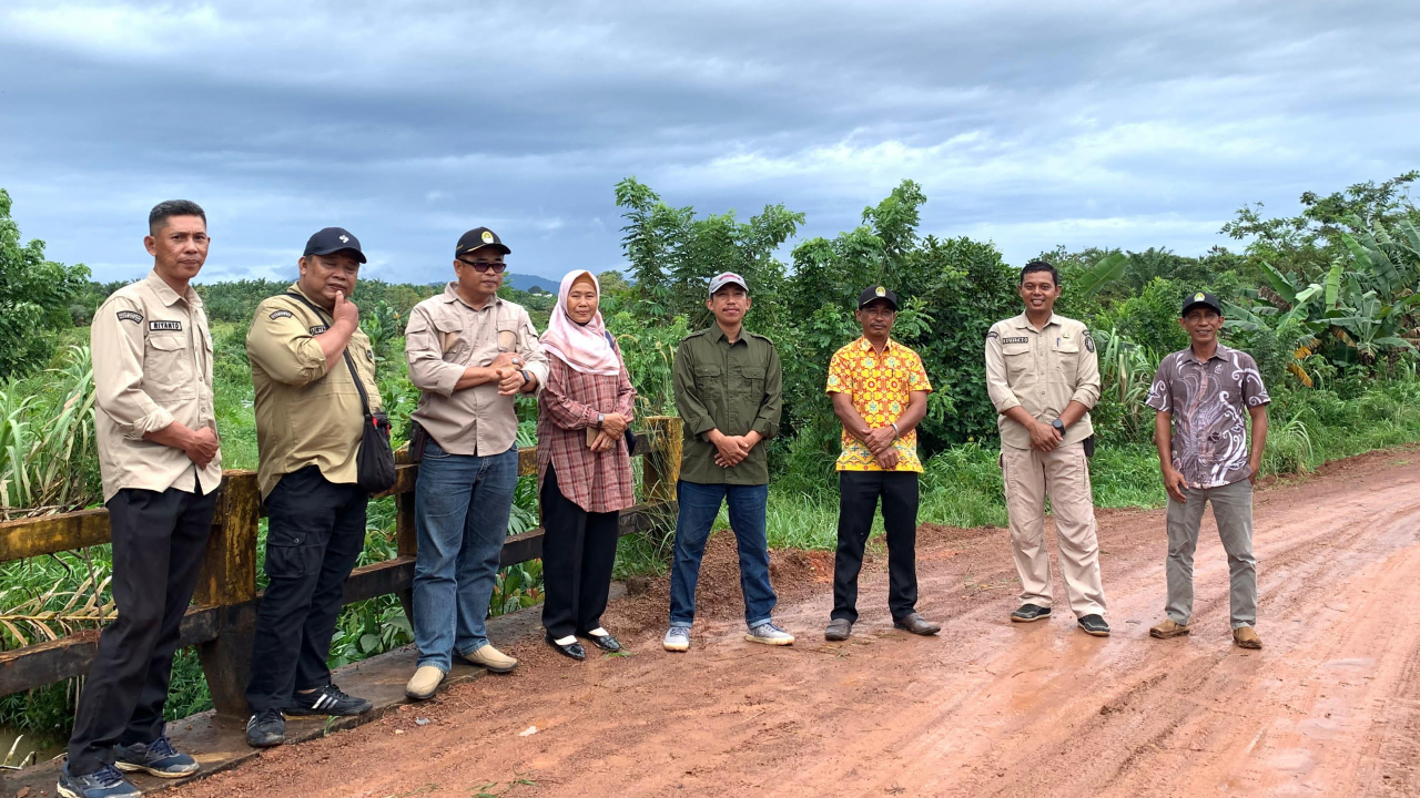 Monitoring DD Tahap I Desa Karya Mukti Berjalan Sukses