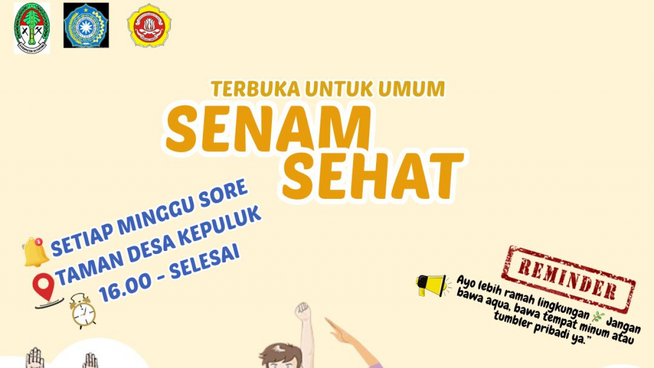 Senam Sehat Kepuluk: Bugar Setiap Minggu Sore!