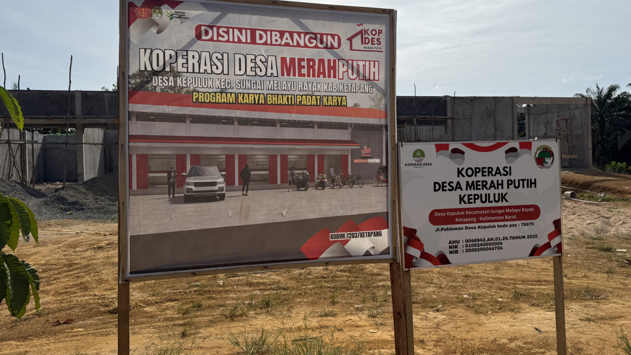 Koperasi Merah Putih Kepuluk: Tahap Pengecoran & Atap Rampung