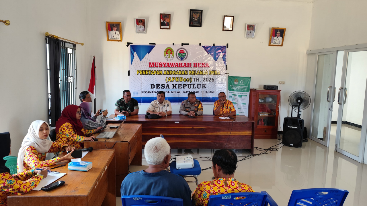 Musdes Penetapan APBDes 2026: Desa Kepuluk Mantapkan Rencana Pembangunan