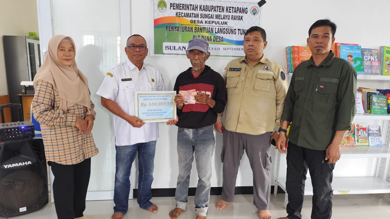 Penyaluran BLT-DD Bulan Agustus-September 2025 di Desa Kepuluk