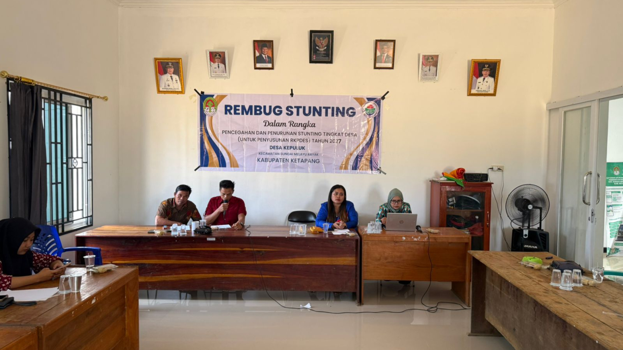 Rembug Stunting Desa Kepuluk Upaya Tekan Angka Gizi Buruk
