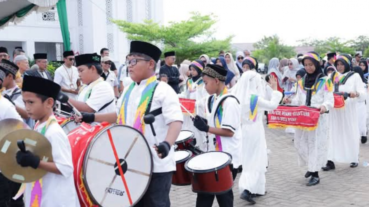 Syiar Islam, Ribuan Peserta Ramaikan Pawai Tarhib di Ketapang