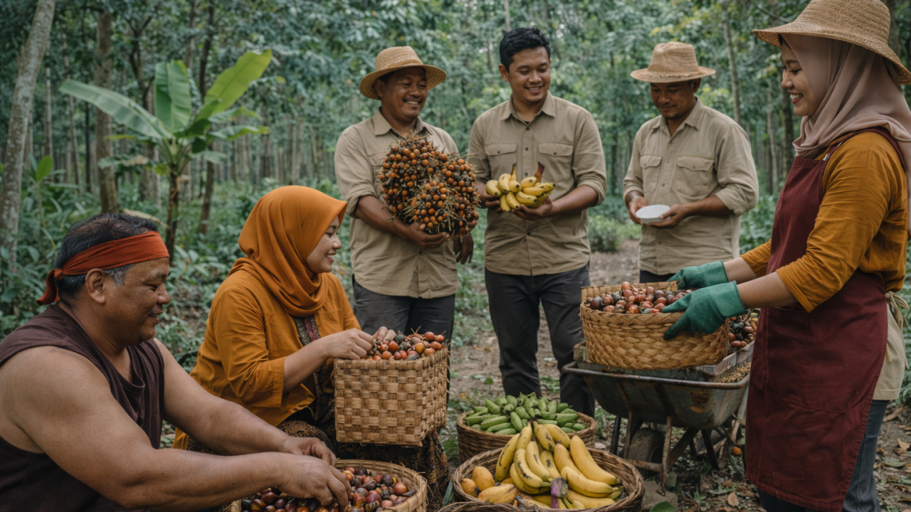 Membangun Ketahanan Ekonomi Desa Sungai Melayu Jaya melalui Pemberdayaan Perkebunan Lokal