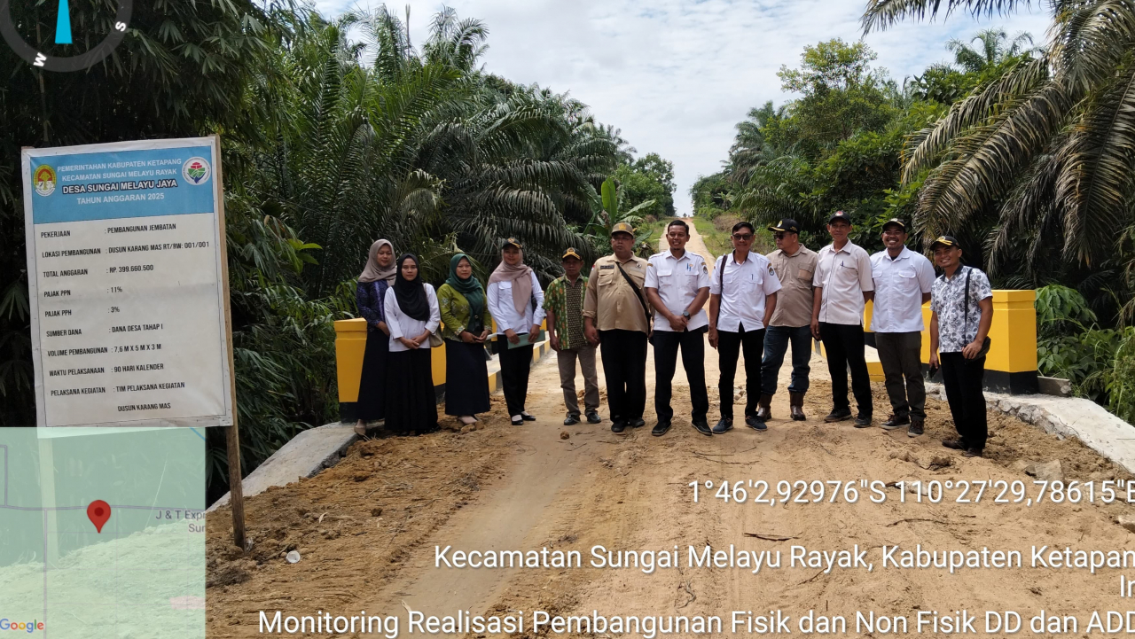 Monitoring Realisasi Pembangunan Fisik dan Non Fisik DD dan ADD Tahap 1
