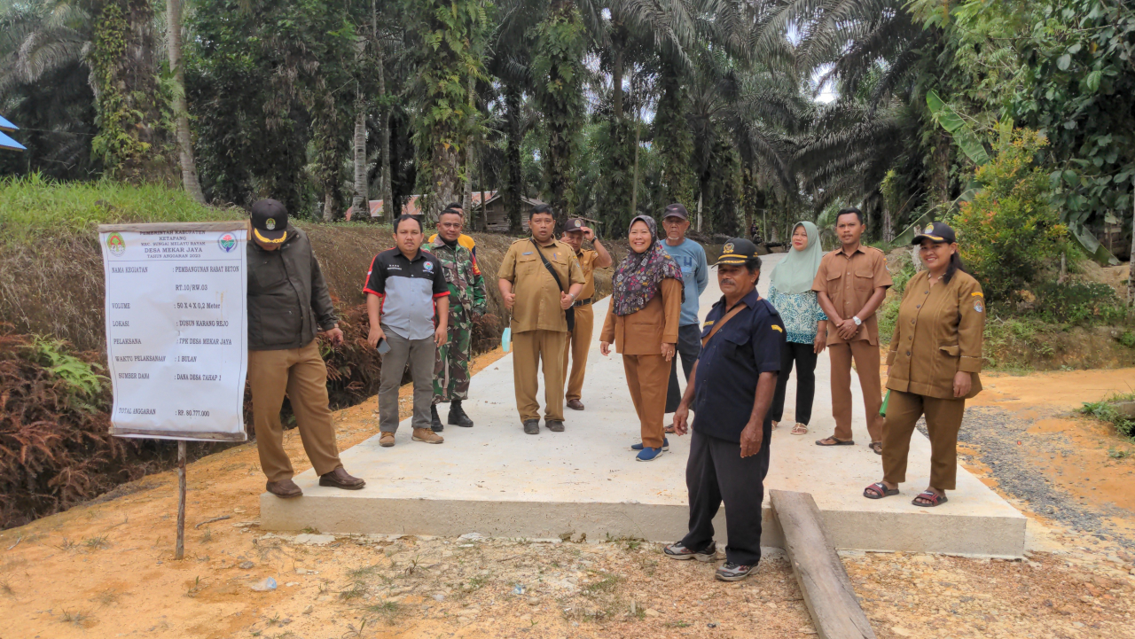 Infrastruktur Desa Mekar Jaya Tingkatkan Kesejahteraan