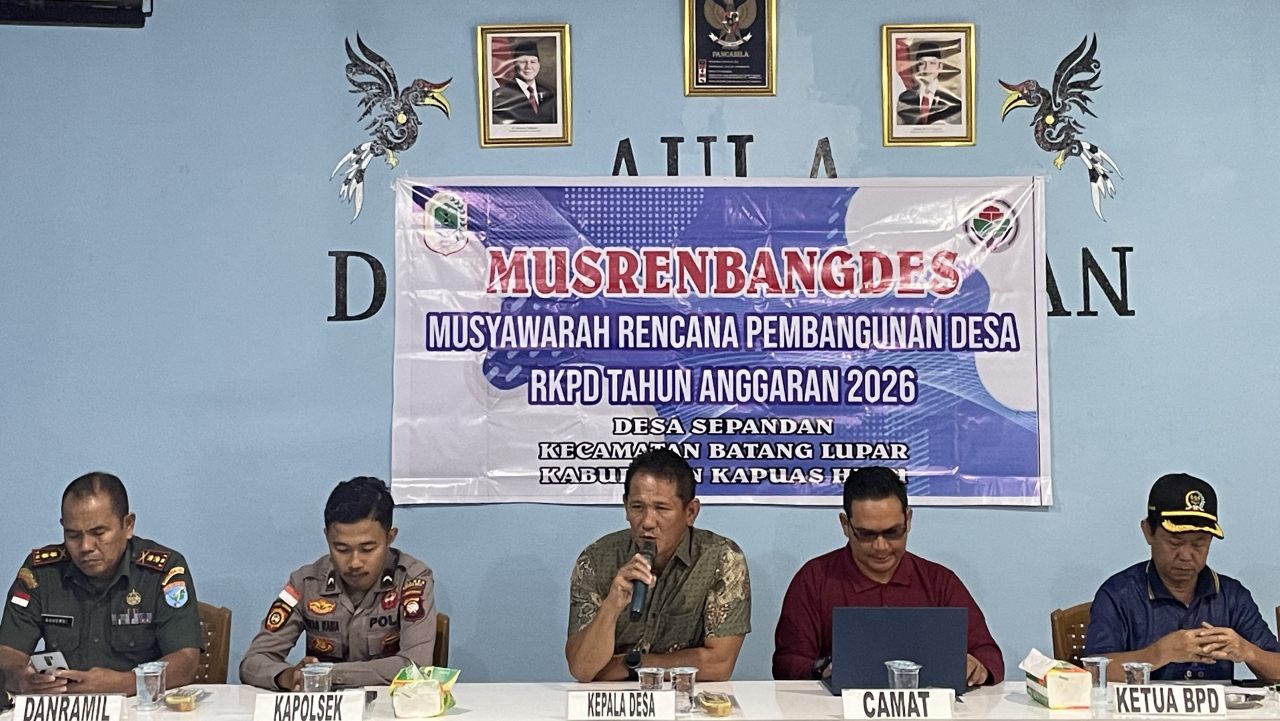 Musrenbangdes RKPD Tahun Anggaran 2026 di Desa Sepandan