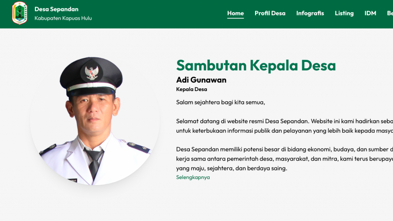 Desa Sepandan Bergerak Menuju Transformasi Digital