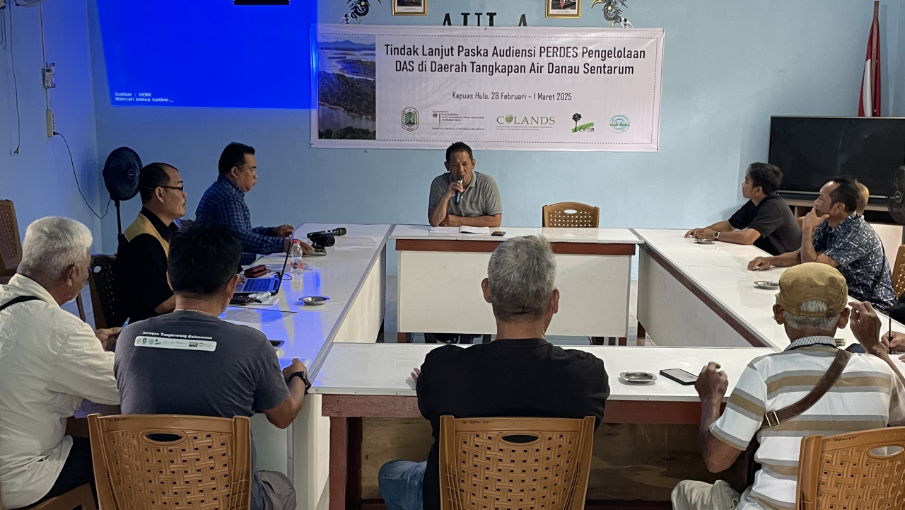 Kepala Desa Sepandan Hadiri Tindak Lanjut Audiensi PERDES Pengelolaan DAS di Daerah Tangkapan Air Danau Sentarum