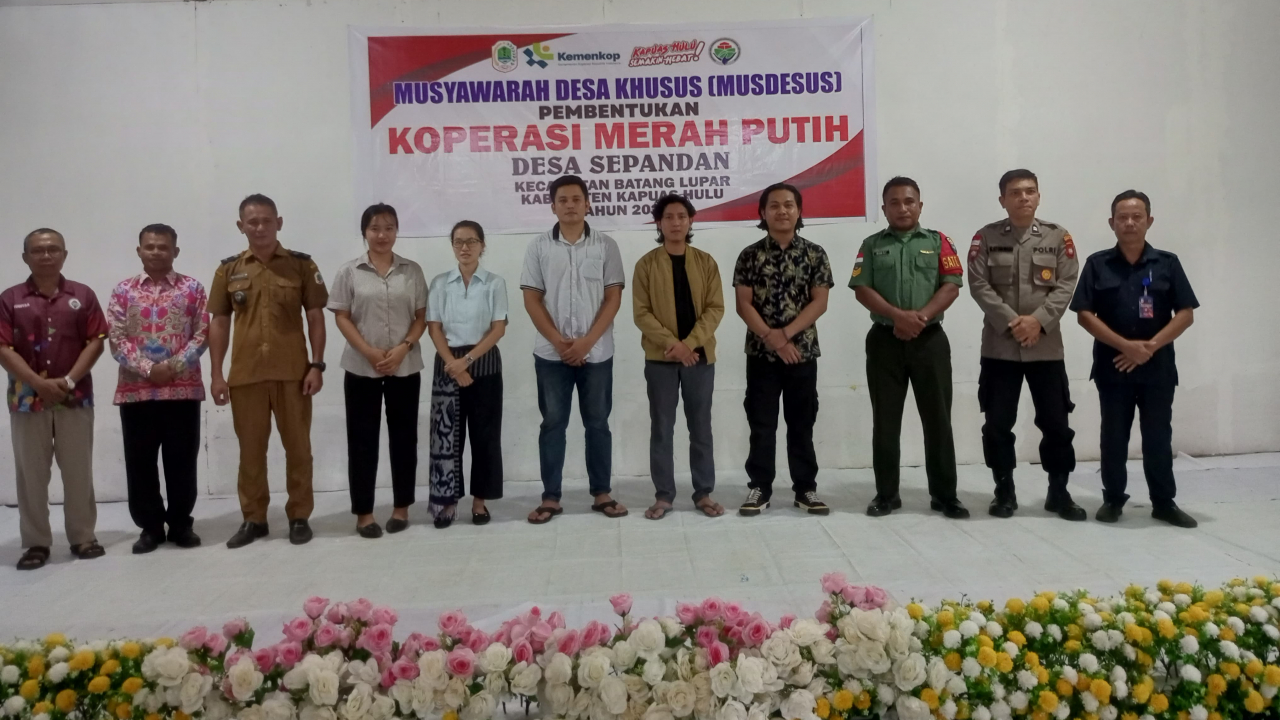 MUSYAWARAH DESA KHUSUS (MUSDESSUS) PEMBENTUKAN KOPERASI MERAH PUTIH DESA SEPANDAN