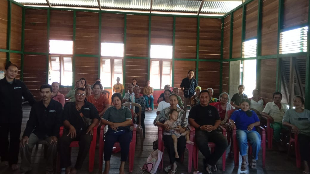 Pelatihan Farmakultur Tingkatkan Ketahanan Pangan Keluarga di Desa Sungai Ajung