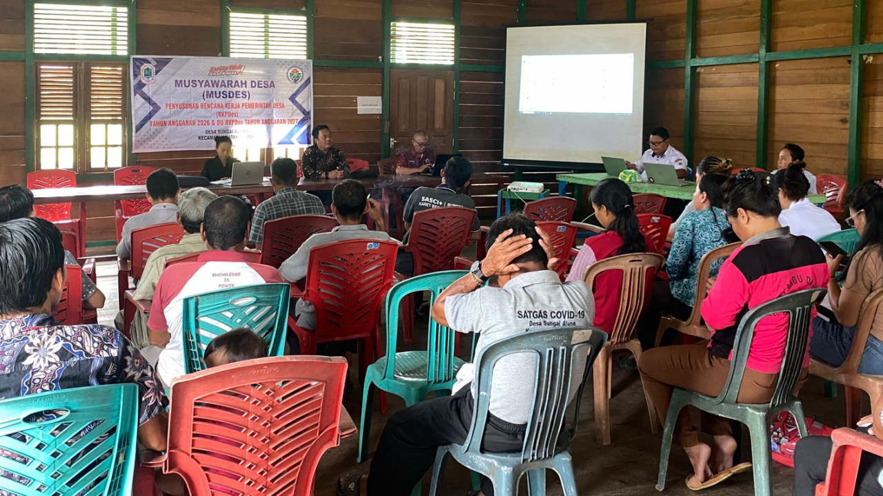 Merancang Masa Depan Desa Sungai Ajung: Musyawarah Desa untuk RKPDes 2026 dan DU RKPDes 2027