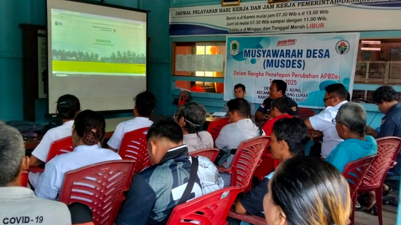 Musdes Sungai Ajung: Sahkan Revisi APBDes 2025