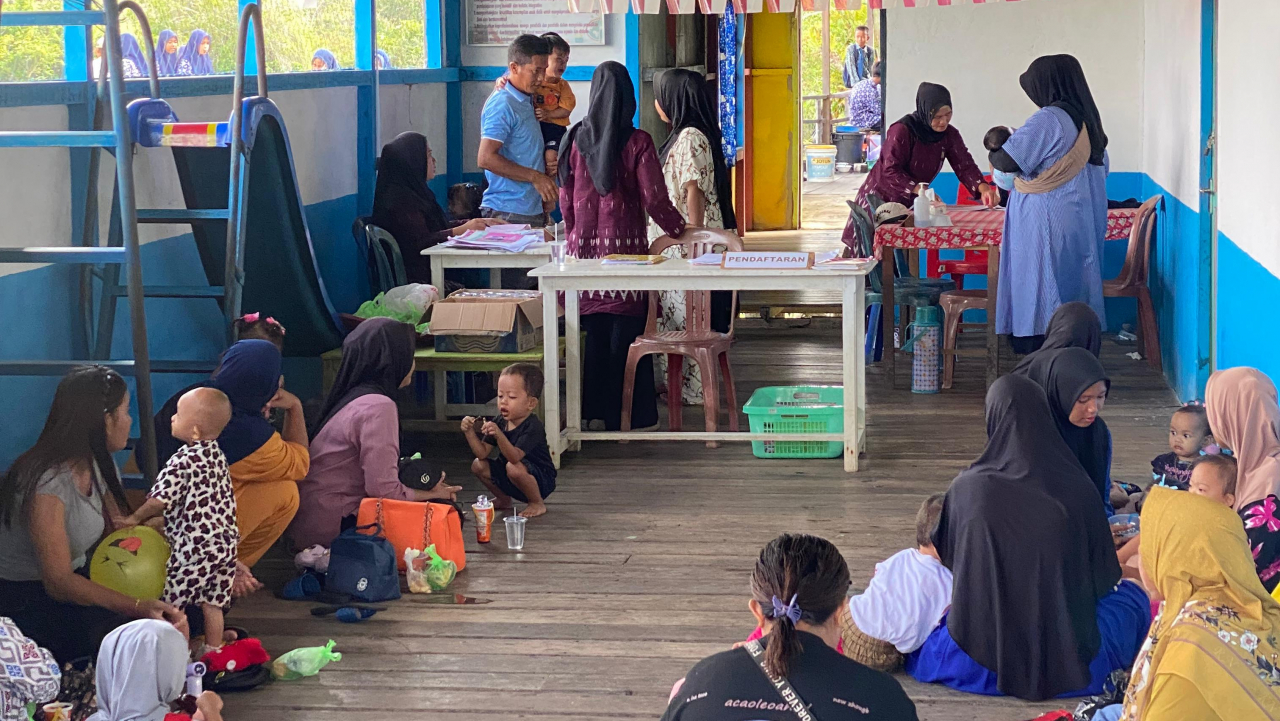 Posyandu ".........." Desa Madang Permai Gelar Pemeriksaan Balita dan Ibu Hamil
