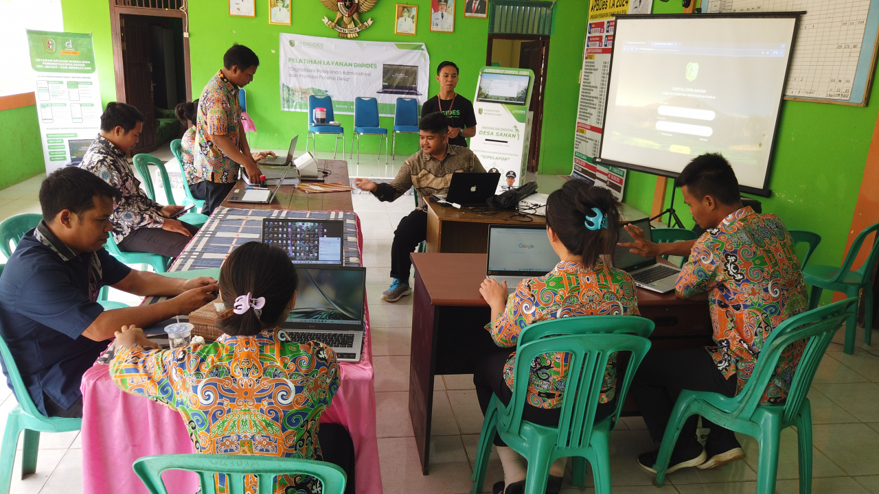 Pelatihan Digital Desa Sahan