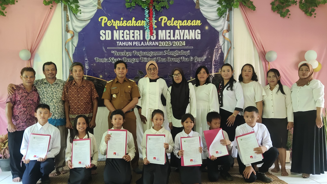 Pelepasan Siswa/Siswi SDN 03 Melayang Tahun Ajaran 2023/2024