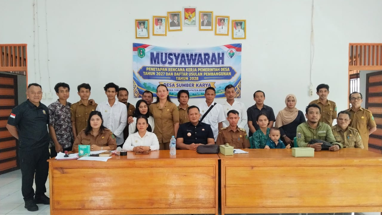 Penyusunan Rencana Kerja Pemerintah Desa Sumber Karya 2027