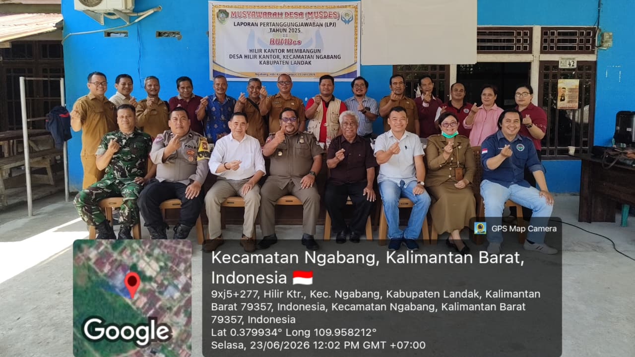 Musdes LPJ BUMDes Desa Hilir Kantor Membangun