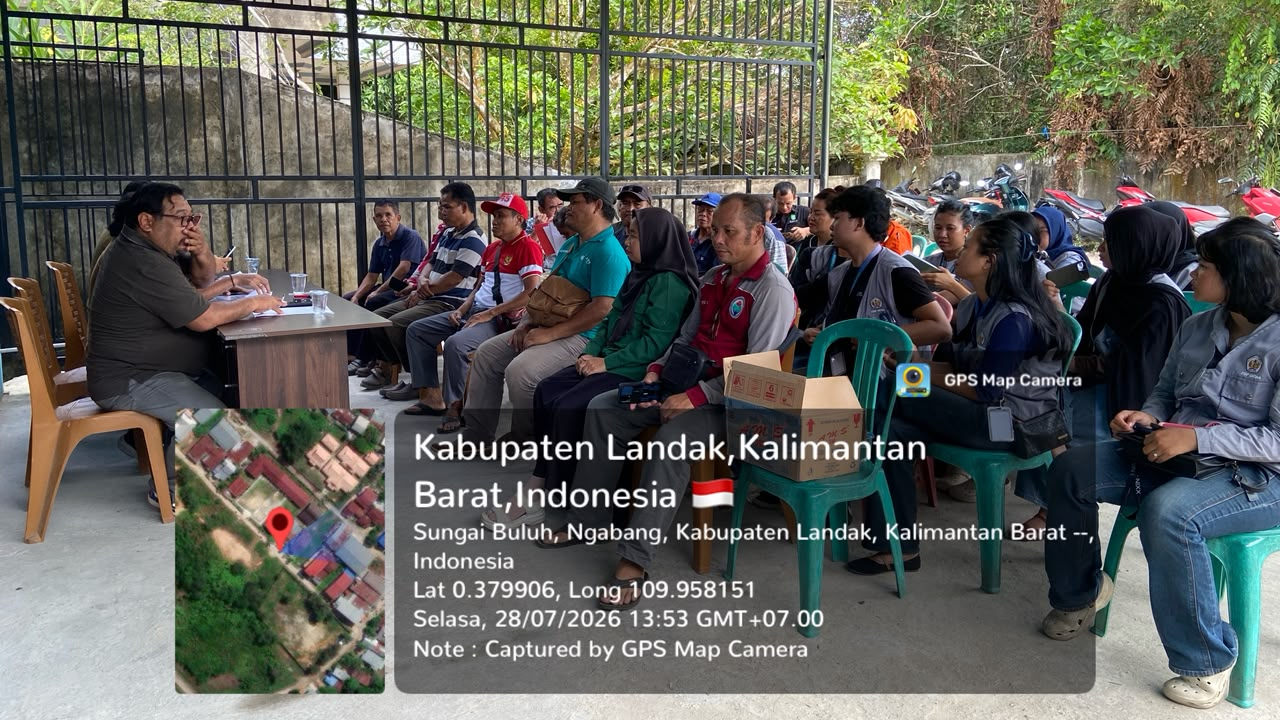 Rapat Persiapan HUT RI ke 81 di Desa Hilir Kantor Landak