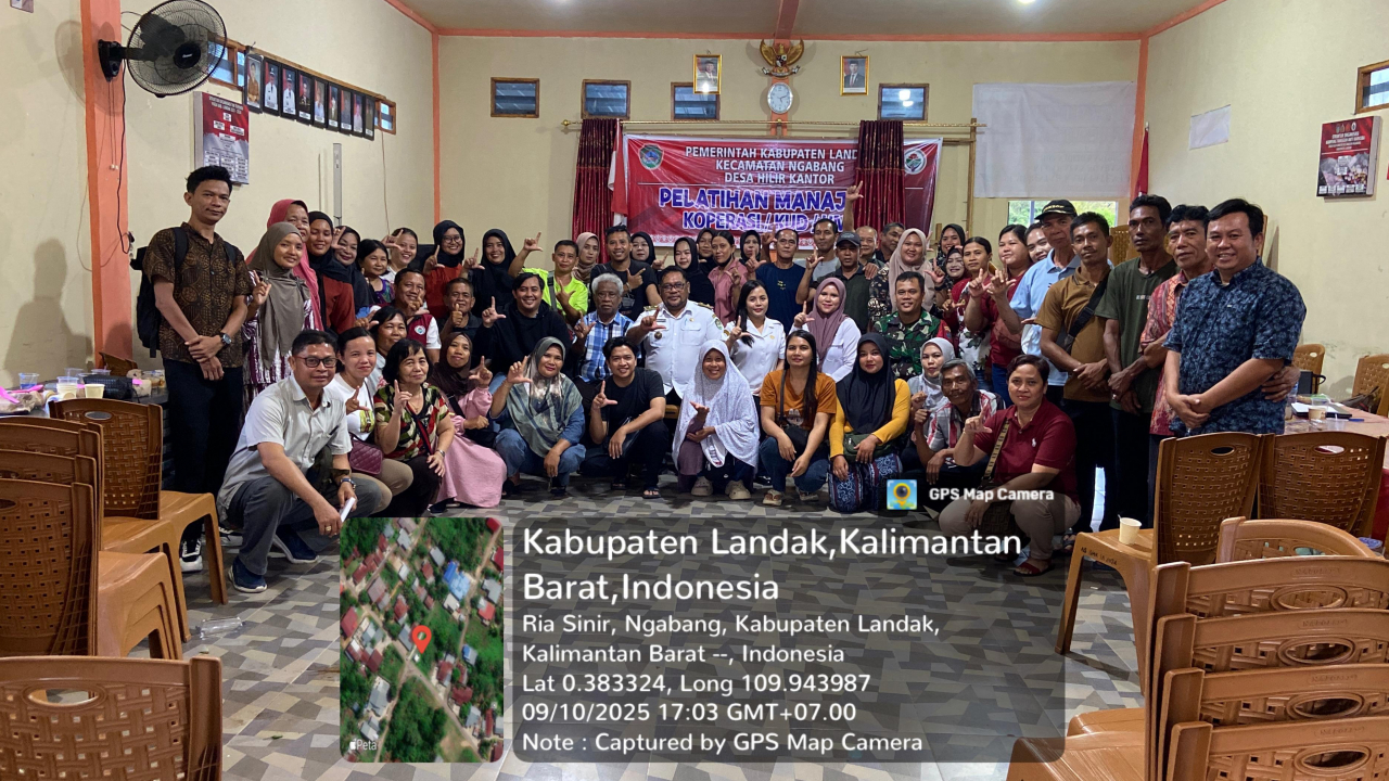 Peningkatan Kapasitas Kelembagaan Ekonomi Desa Melalui Pelatihan Manajemen Koperasi/KUD/UMKM di Desa Hilir Kantor