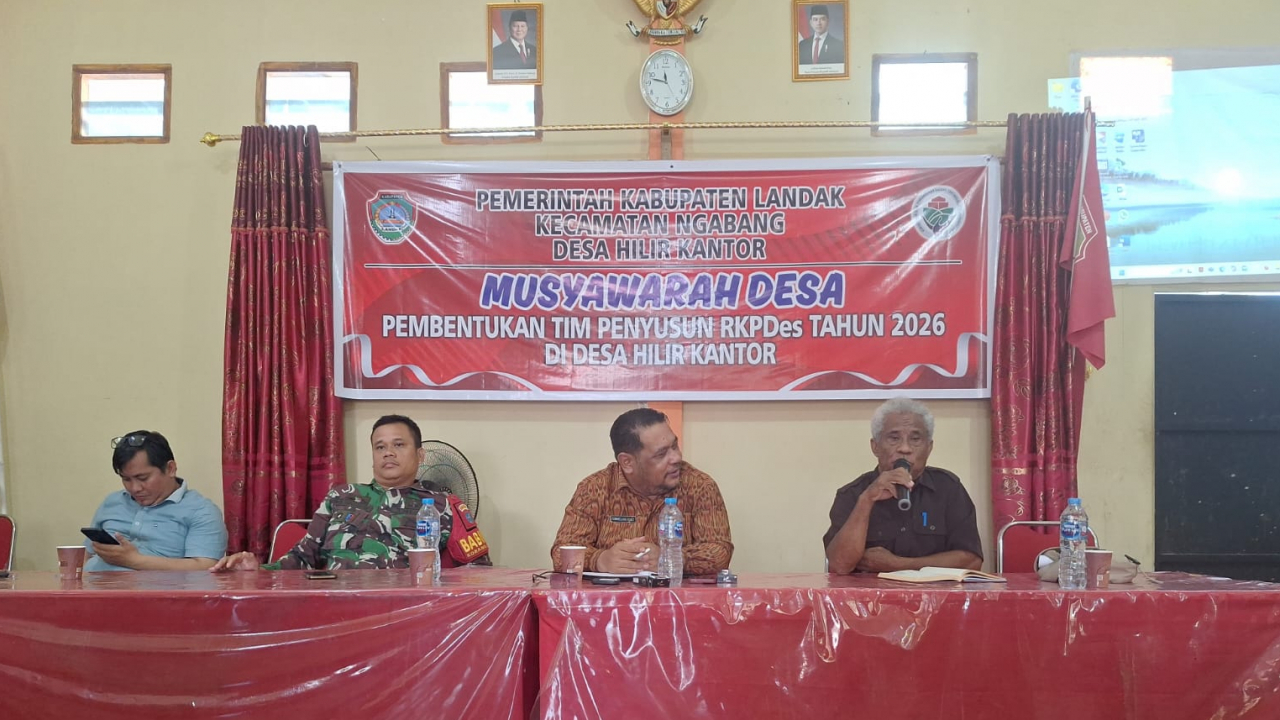 Pembentukan Tim RKPDes Desa Hilir Kantor Kecamatan Ngabang Kabupaten Landak Provinsi Kalimantan Barat Tahun Anggaran 2026