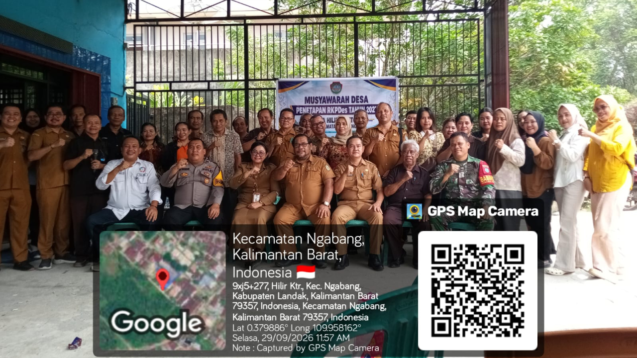 MUSYAWARAH DESA PENETAPAN RKPDes TAHUN 2027 DESA HILIR KANTOR KECAMATAN NGABANG KABUPATEN LANDAK PROVINSI KALIMANTAN BARAT