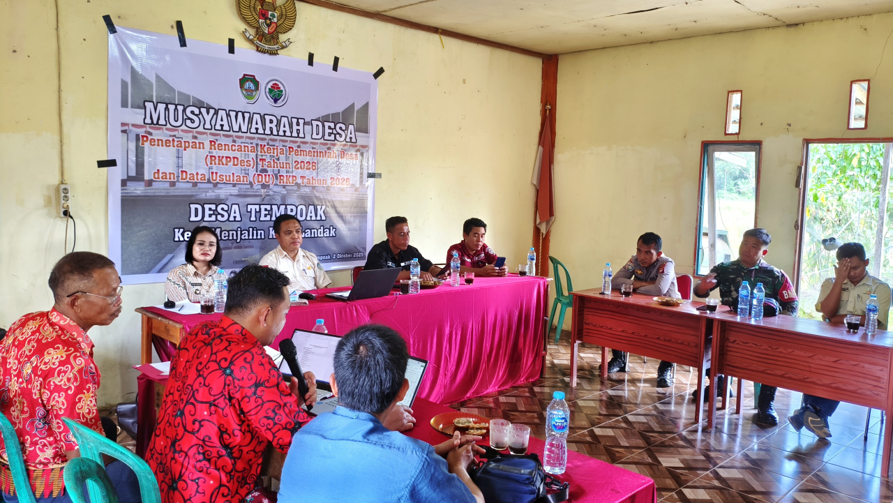 Musyawarah Desa Tempoak Tetapkan RKPDes Tahun 2026