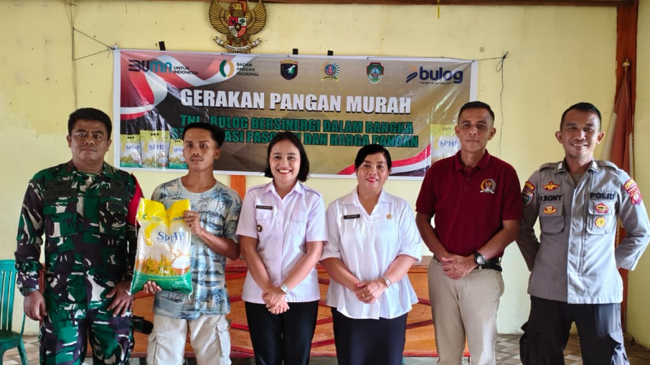 Gerakan Pangan Murah di Desa Tempoak untuk Stabilisasi Harga