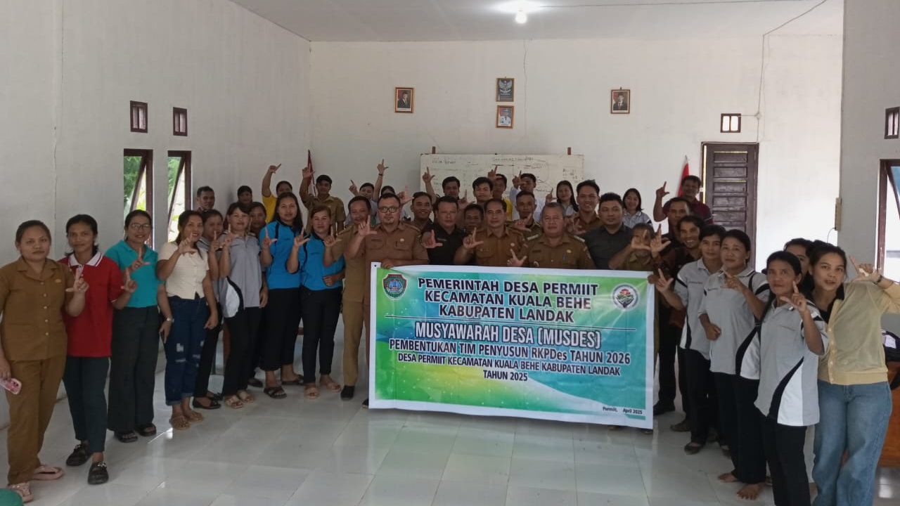 Musyawarah Desa Khusus Pembentukan Tim Penyusun RKPDes Tahun 2026 Desa Permiit