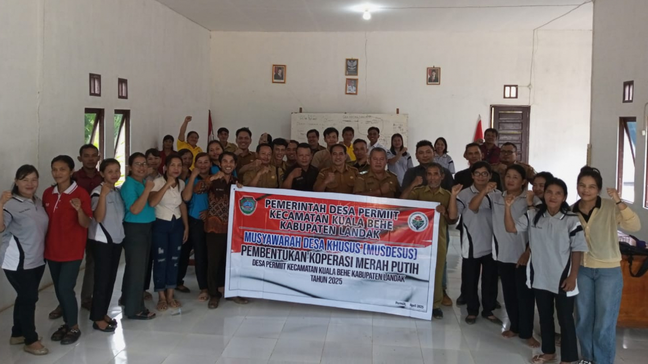 Musyawarah Desa Khusus Pembentukan Koperasi "Merah Putih" di Desa Permiit