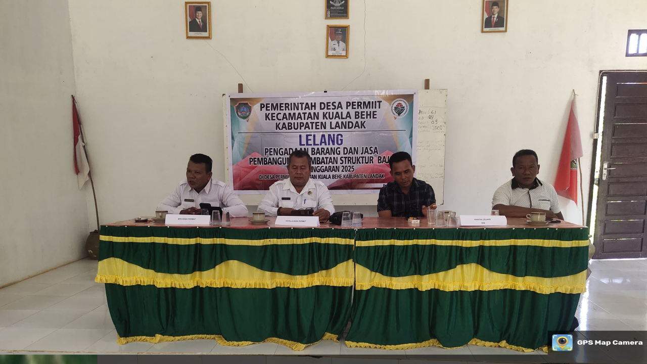 Lelang Pengadaan Barang dan Jasa Pembangunan Jembatan Struktur Baja di Desa Permiit