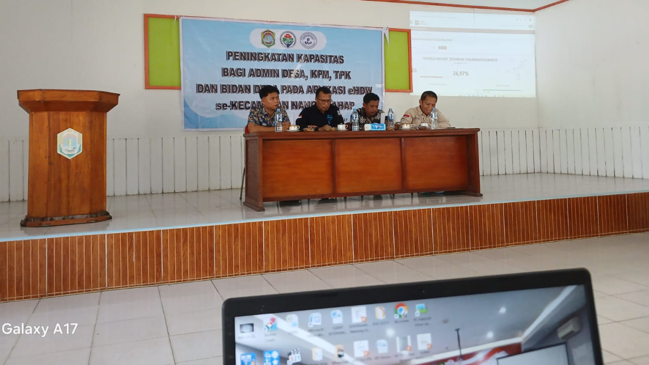 Pelatihan EHDW Desa Tamang Nanga Mahap Tingkatkan Kualitas Data