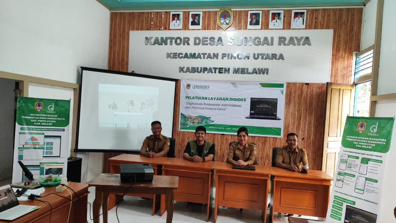 Pelatihan Digital Tingkatkan Pelayanan di Desa Sungai Raya