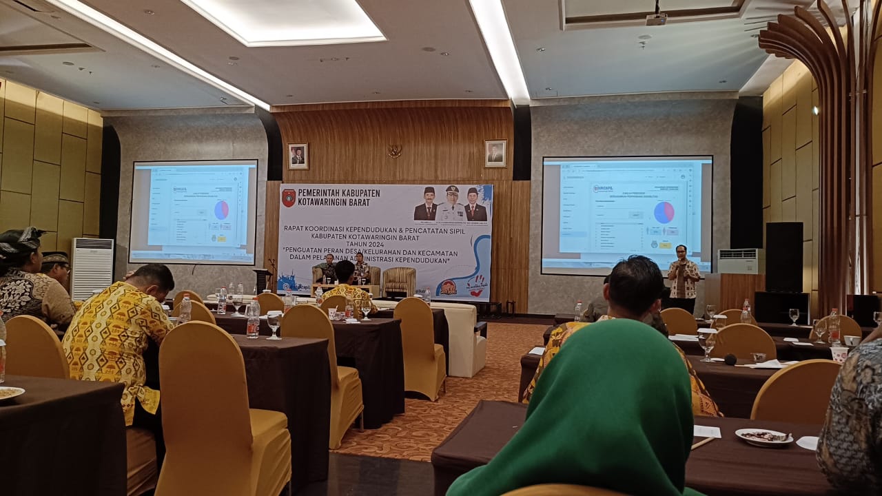 Pemerintah Desa Sabuai Hadiri Rapat Koordinasi Kependudukan dan Pencatatan Sipil di Kobar