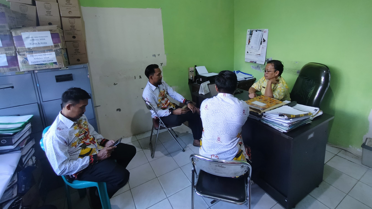 RPJM Desa Sabuai Dikoordinasikan dengan Dinas PMD Kobar