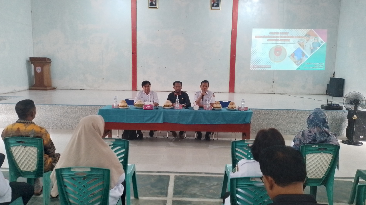 Kunjungan Kerja Dinas Sosial Sukamara ke Desa Sabuai, Percontohan Desa Terbaik Nasional